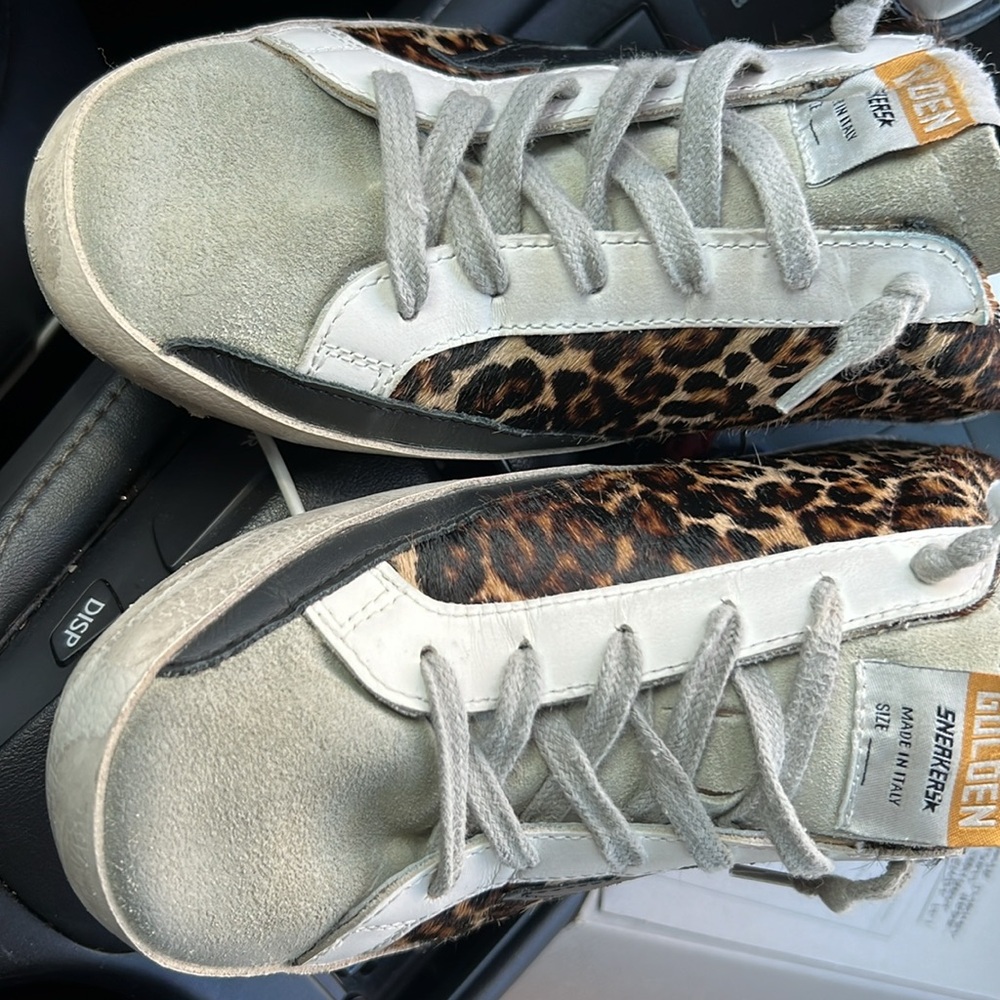 Superstar Sabot Leopard Print Sneakers